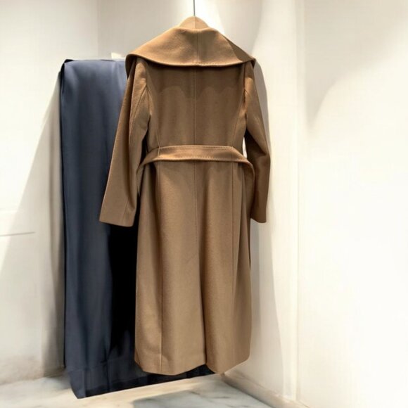 NWT MAX MARA STUDIO Loriana belted wool coat - Picture 2 of 7